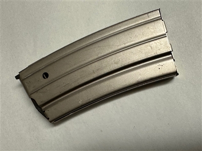 RUGER MINI 14 MAGAZINE 20 RD NICKLE PLATED.