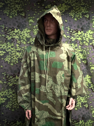 German WWII Splinter Camo Poncho