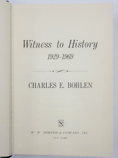 Witness to History: 1929-1969