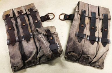 ‘Seasoned’ German MP40 Magazine Pouch Set