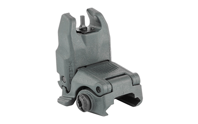 Magpul Industries, MBUS Back-Up Front Sight Gen 2, Fits Picatinny Rails, Flip Up, Gray