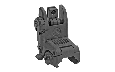 Magpul MBUS Back-Up Rear Sight Gen 2, Fits Picatinny Rails, Flip Up, Black