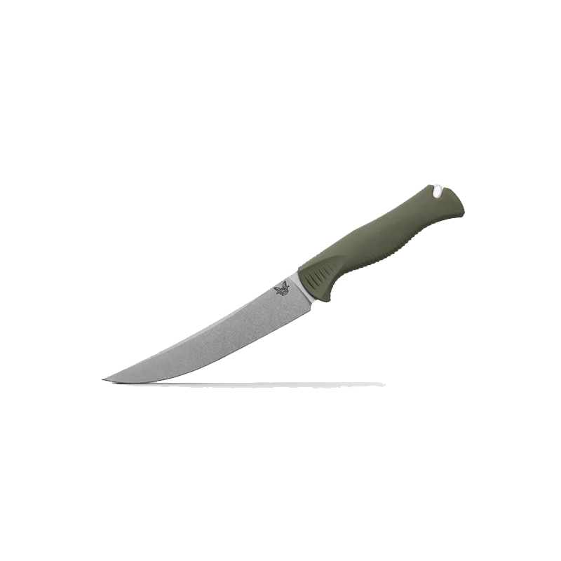 Benchmade - 15500-04 Meatcrafter Dark Olive 6" Trailing Point