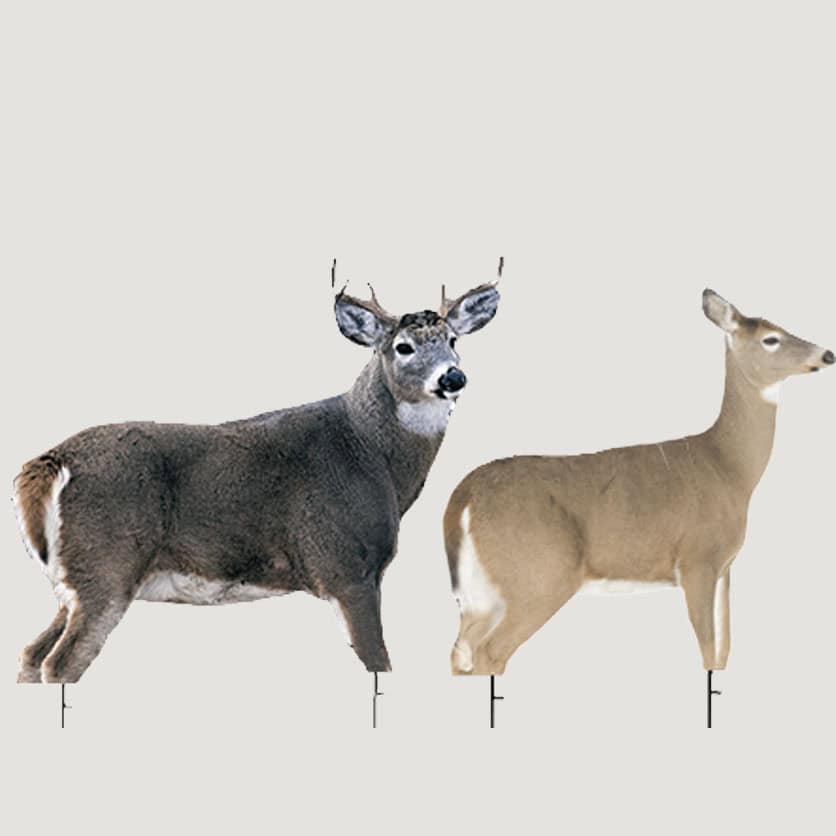 Montana Decoy Company Deer Dream Team Doe and Buck 2 Decoys