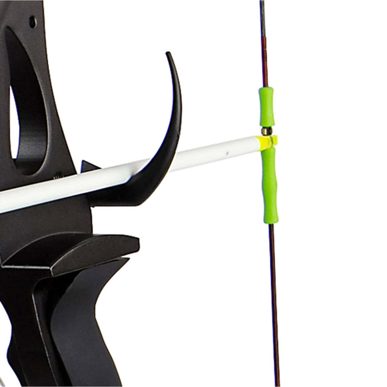 Muzzy Bowfishing Glove Free Rubber Finger Tab Guards Green Color 1089