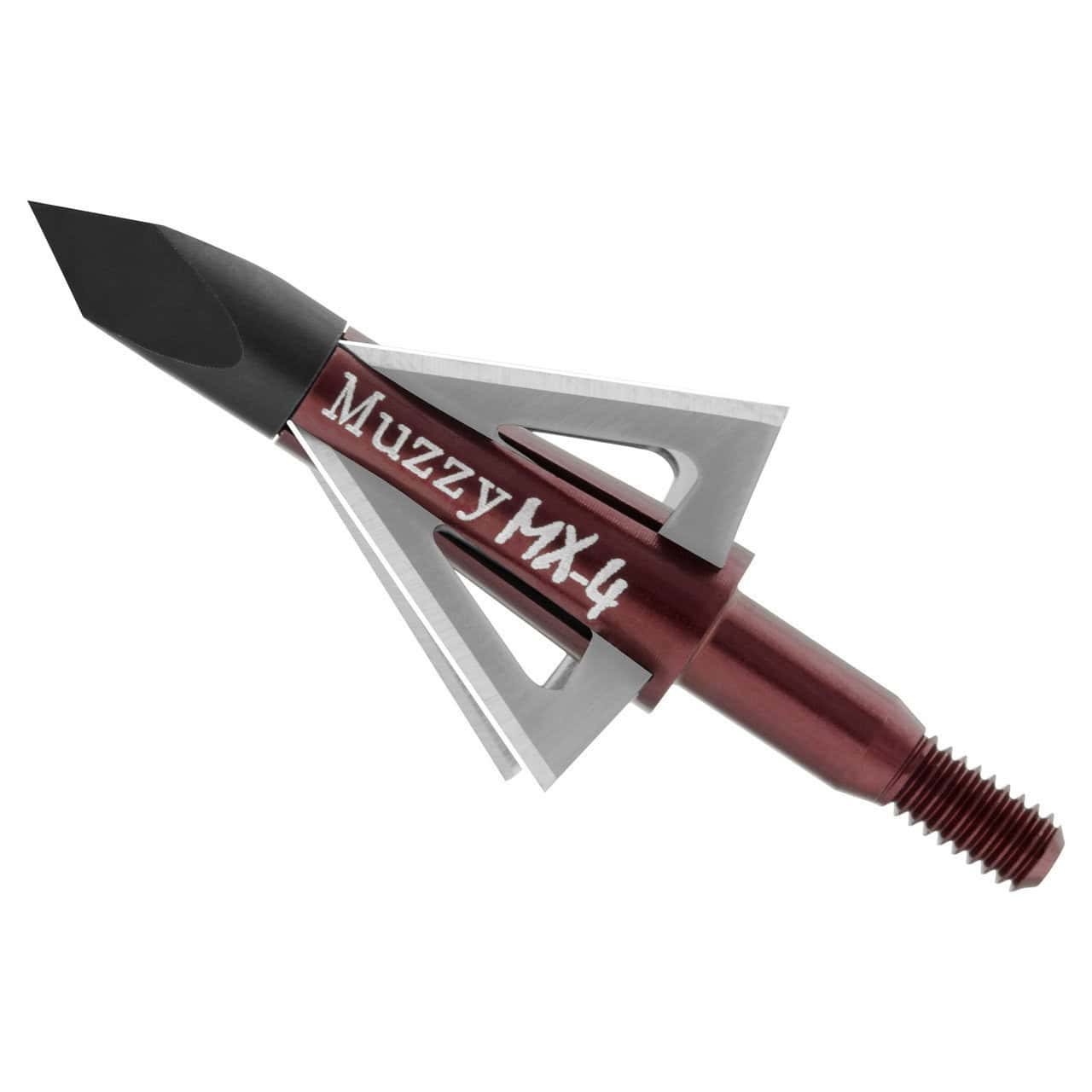 Muzzy MX-4 4 Blade Broadhead 1″ 1/8″ Cut 100 Grain 209-MX4-3