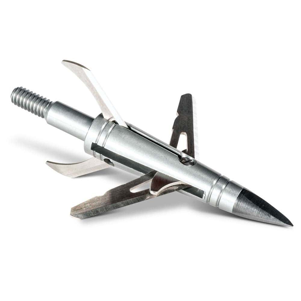 New Archery Products Broadhead Spitfire Double Cross 2″ Cut 4 Blade 100 Grain 3 Pack Mechanical NAP-60-086
