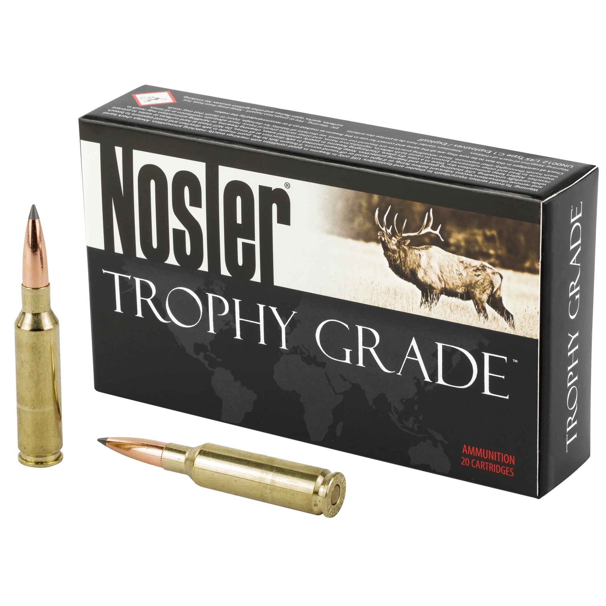 Nosler 6.5mm Creedmoor Trophy Grade 142gr AccuBond Long Range Ammo 2600 FPS