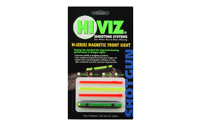 Hi-Viz, Magnetic Sight, Fits Narrow Shotgun Rib .219″-.312″, 4 Color