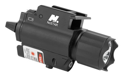 NcSTAR, 200 Lumen Cree LED Flashlight and laser with Quick Release Mount
