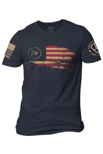 Nine Line Apparel - Enlisted 9 - Men's T-Shirt - 76' Flag