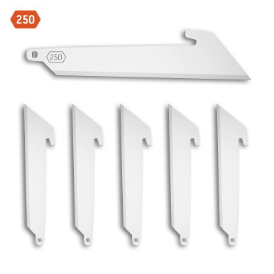 Outdoor Edge 250 (2.5") Utility Replacement Blades 6 Pack - Stainless