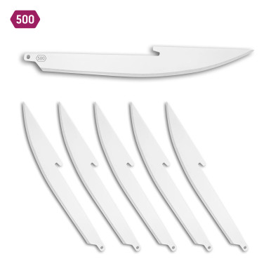 Outdoor Edge 500 (5.0") Boning/Fillet Replacement Blade - 6 Pack - Stainless