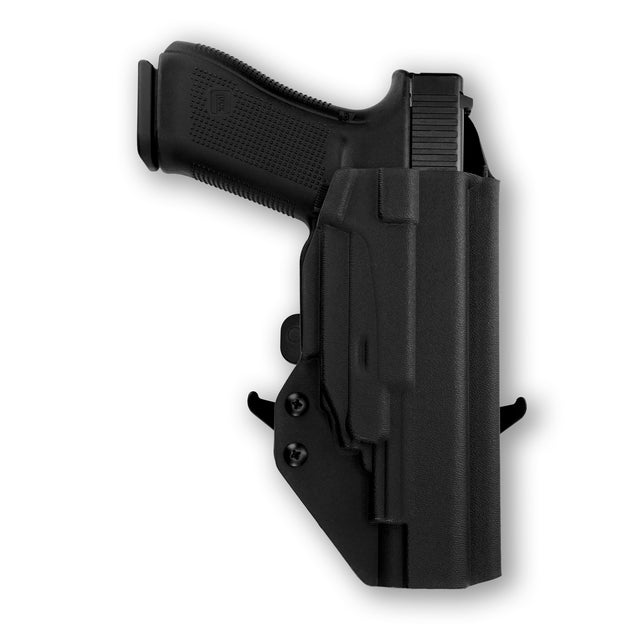 Glock 35 with Crimson Trace CMR-201 Rail Master Universal Laser OWB Holster