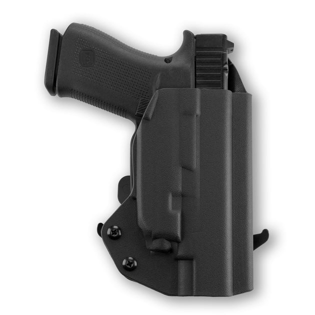 Glock 48 Railed with Crimson Trace CMR-201 Rail Master Universal Laser OWB Holster