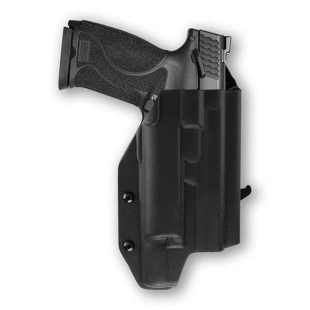 Smith & Wesson M&P 9/40 4.25" Manual Safety with Surefire X300U-A Light OWB Holster