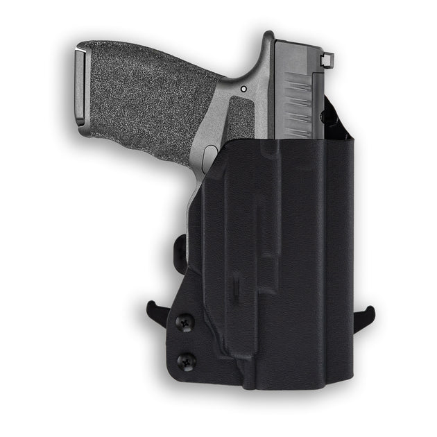 Springfield Hellcat Pro with Crimson Trace CMR-201 Rail Master Universal Laser OWB Holster