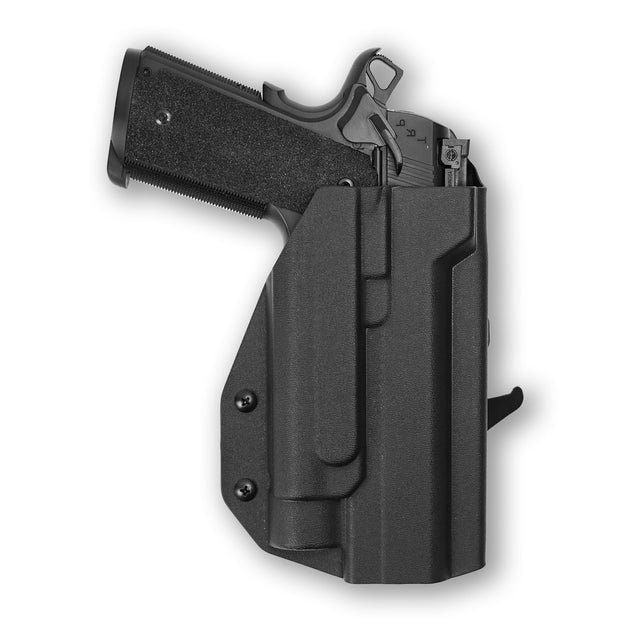 1911 5" Government 45ACP Railed with Streamlight TLR-1/1S/HL Light OWB Holster