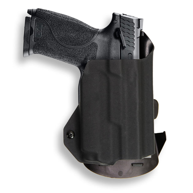 Smith & Wesson M&P 9C/40C 3.5" Compact with Olight Baldr RL Mini Light OWB Holster