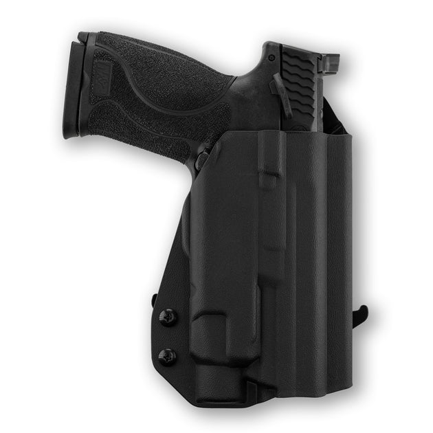 Smith & Wesson M&P 10MM M2.0 4" Carry Comp Manual Safety with Streamlight TLR-7 HL-X Light OWB Holster