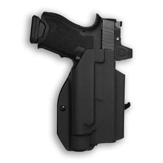 PSA Dagger Full Size SX RMR 4.5" with Streamlight TLR-1/1S/HL Light Red Dot Optic Cut OWB Holster