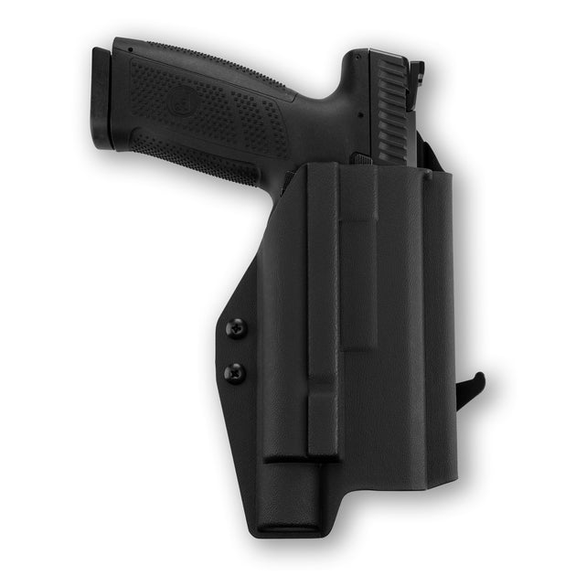 CZ P-10 F with Olight Valkyrie Turbo Light OWB Holster