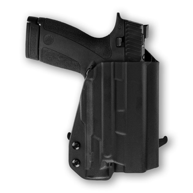 Smith & Wesson M&P Shield X No Thumb Safety with Holosun P.ID-K Light OWB Holster