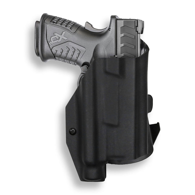 Springfield XD-M 3.8" Compact with Olight PL-Pro Valkyrie Light OWB Holster