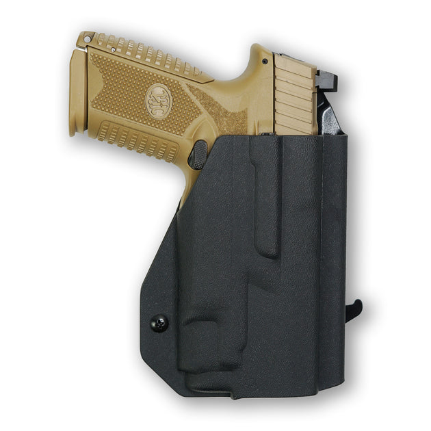 FN 509 Tactical with Streamlight TLR-7/7A/7X Light OWB Holster