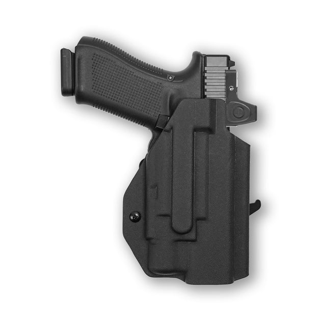 Glock 17 MOS with Streamlight TLR-3 Light Red Dot Optic Cut OWB Holster