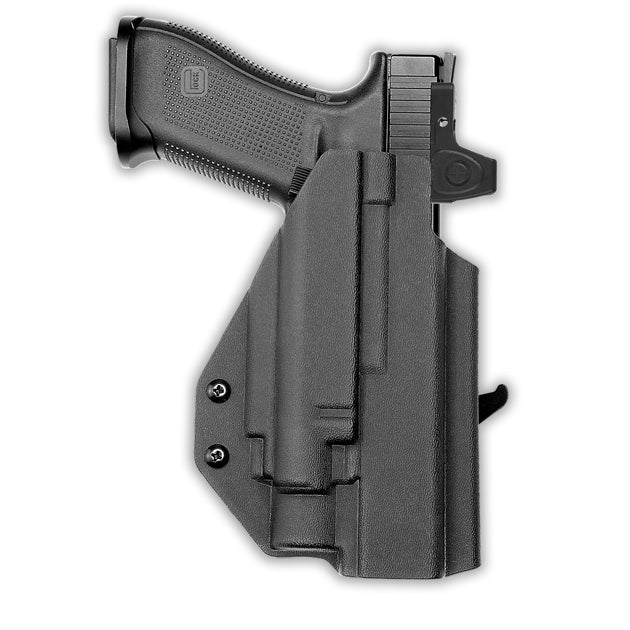 Glock 35 MOS with Olight Baldr Pro Light Red Dot Optic Cut OWB Holster