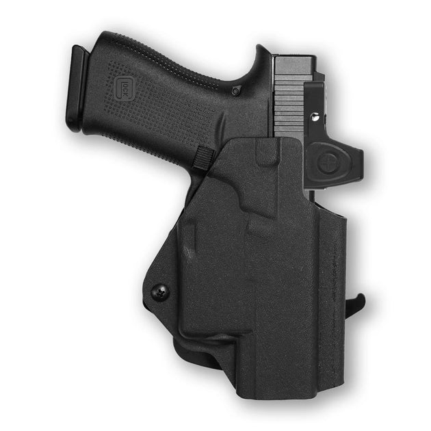 Glock 48 MOS with Trigger Guard Streamlight TLR-6 Light/Laser Red Dot Optic Cut OWB Holster