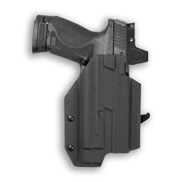 Smith & Wesson M&P M2.0 9/40 4.25" Manual Safety with Streamlight TLR-1/1S/HL Light Red Dot Optic Cut OWB Holster
