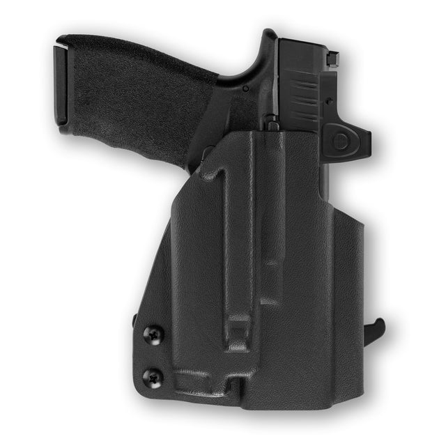 Springfield Hellcat Pro with Olight Baldr RL Mini Light Red Dot Optic Cut OWB Holster