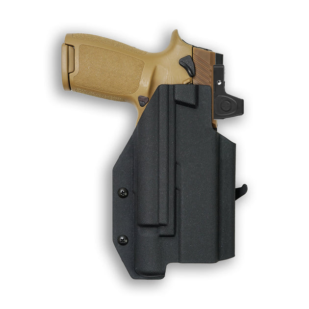 Sig Sauer P320-M17 with Surefire X300U-A Light Red Dot Optic Cut OWB Holster