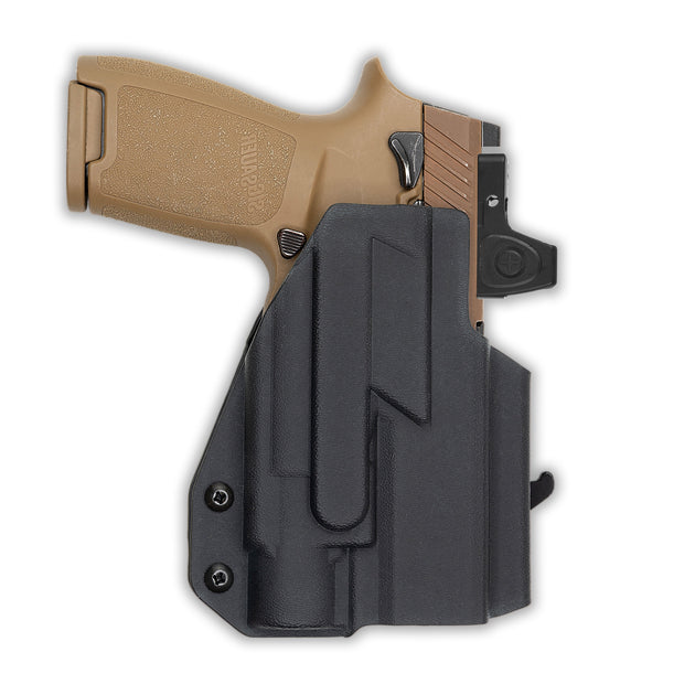 Sig Sauer P320-M18 with Streamlight TLR-3 Light Red Dot Optic Cut OWB Holster