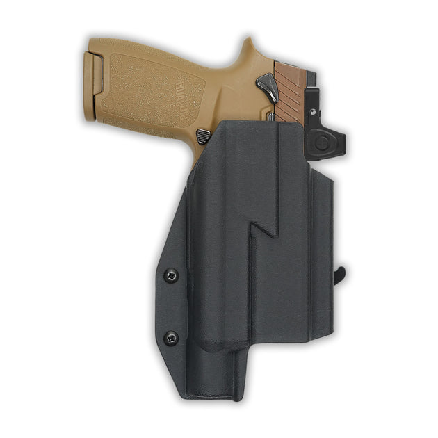 Sig Sauer P320C Manual Safety with Surefire X300T-B Light Red Dot Optic Cut OWB Holster