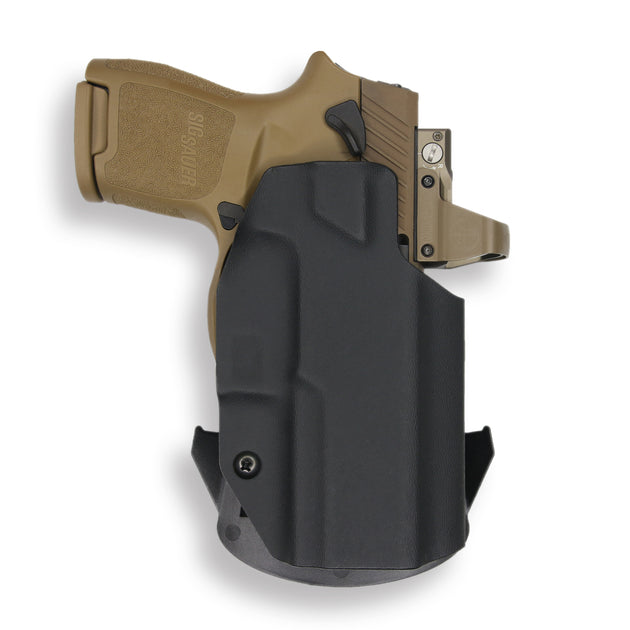 Sig Sauer P320SC Manual Safety Red Dot Optic Cut OWB Holster