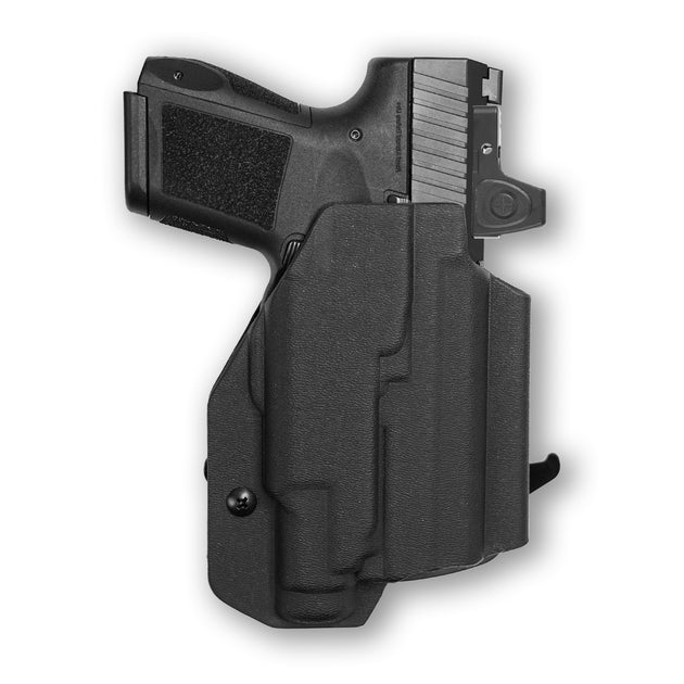Canik METE MC9 with Streamlight TLR-7 Sub Light Red Dot Optic Cut OWB Holster