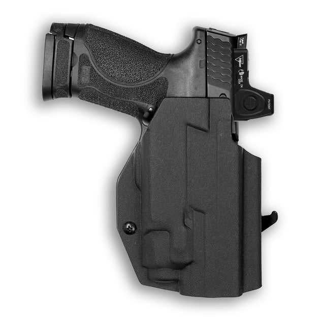 Smith & Wesson M&P 9/40 4.25" with Streamlight TLR-8/8A Light/Laser Red Dot Optic Cut OWB Holster