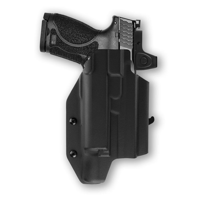 Smith & Wesson M&P 9/40 4.25" with Surefire X300U-A Light Red Dot Optic Cut OWB Holster