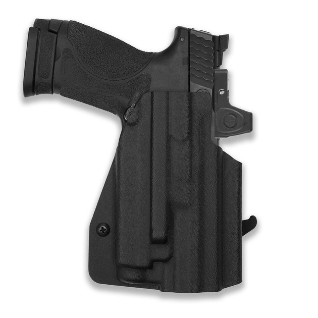 Smith & Wesson M&P 9/40 4.25" with Olight Baldr S Light Red Dot Optic Cut OWB Holster