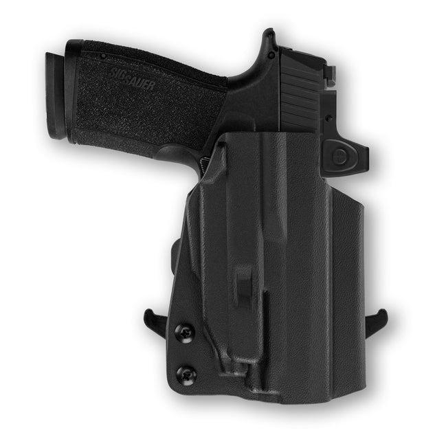 Sig Sauer P365-XMacro with Crimson Trace CMR-201 Rail Master Universal Laser Red Dot Optic Cut OWB Holster