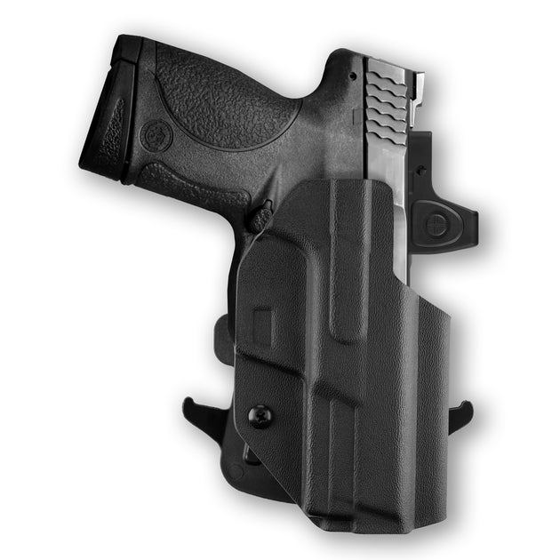 Smith & Wesson M&P 45C Compact Red Dot Optic Cut OWB Holster