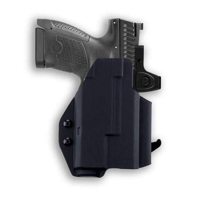 CZ P-10 S OR with Streamlight TLR-7/7A/7X Light Red Dot Optic Cut OWB Holster