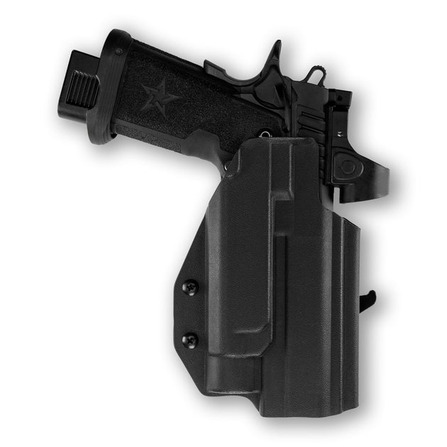 Staccato P with Streamlight TLR-1/1S/HL Light Red Dot Optic Cut OWB Holster