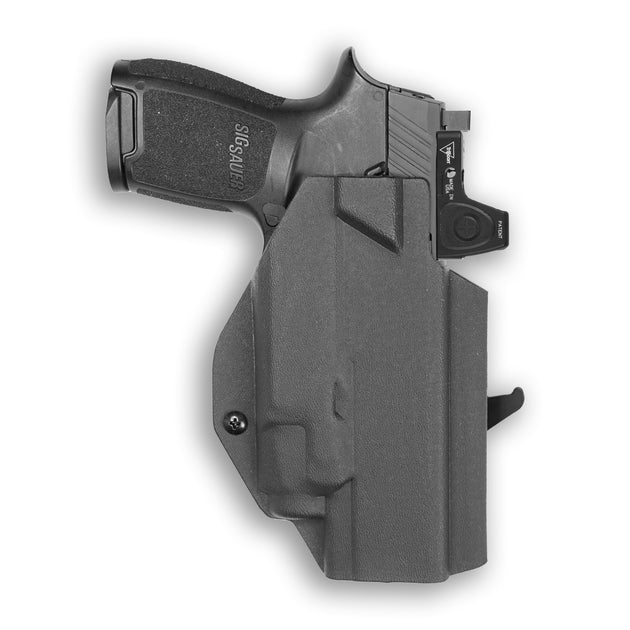 Sig Sauer P320 Full Size Manual Safety with Streamlight TLR-7/7A/7X Light Red Dot Optic Cut OWB Holster