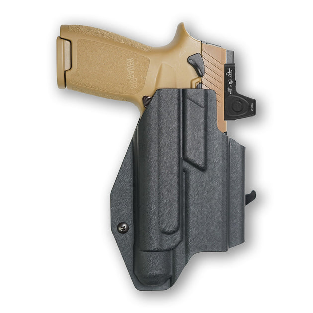 Sig Sauer P320C Manual Safety with Streamlight TLR-1/1S/HL Light Red Dot Optic Cut OWB Holster