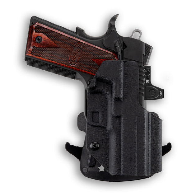 Sig Sauer 1911 3.3" No Rail 45ACP Red Dot Optic Cut OWB Holster