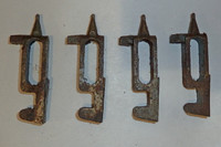 4 x Vickers Firing Pins- Rusty